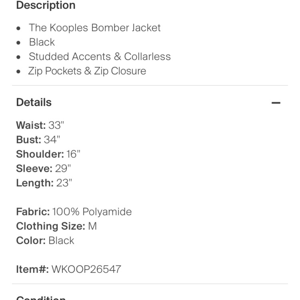 The kooples bomber jacket - Picture 7 of 7
